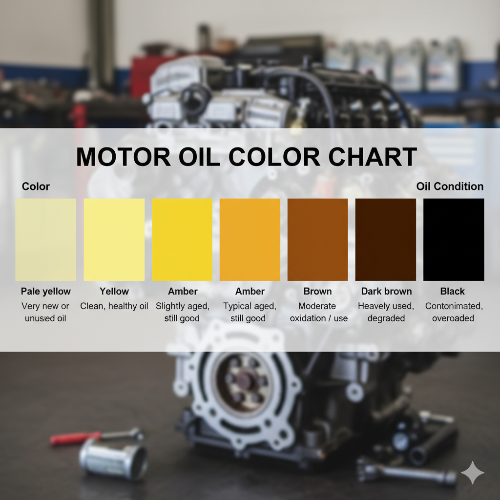 motor oil color chart
